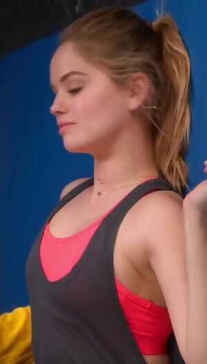 Imagine pinning Debby Ryan down in her gym clothes while she's all sweaty after a workout