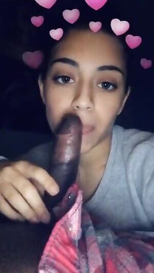 Thot sucking dick on Snapchat