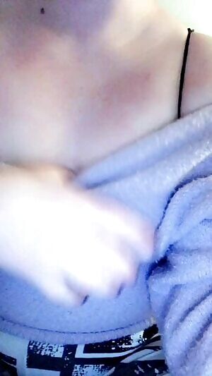 Showing off my new nipple rings