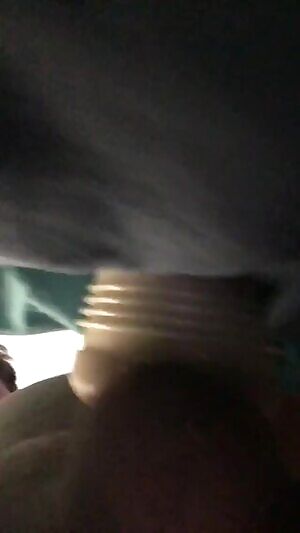 Cumshot from below - doggy