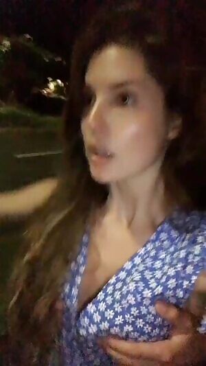 Amanda cerny has a pair of hand bra for jiggles