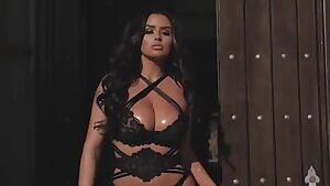 Abigail's Big Oiled Tits ready to titfuck