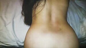 Hair Pulling Rearview of Asian Getting Stirred By BBC GIF