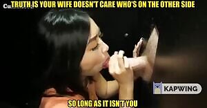 Her Weekly Refreshments at the Gloryhole