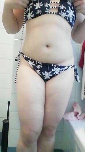 I tried on my bathingsuit ater over a year