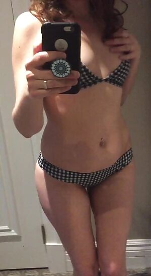 I was alone for a moment in my hotel room, feel excited and get myself off