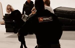 Margot Robbie training for Birds of Prey