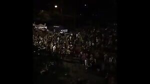 holdthemoan - At the concert, last night, and needed a cock in my mouth. Snuck behind a truck and got on my knees