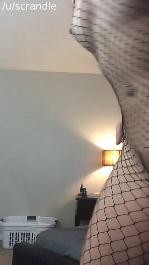 Love a good ass in fishnets