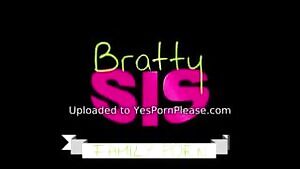 Step bro fucked her sister, Threesome