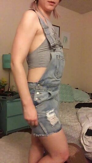 Overalls, pigtails & an itty bitty titty drop
