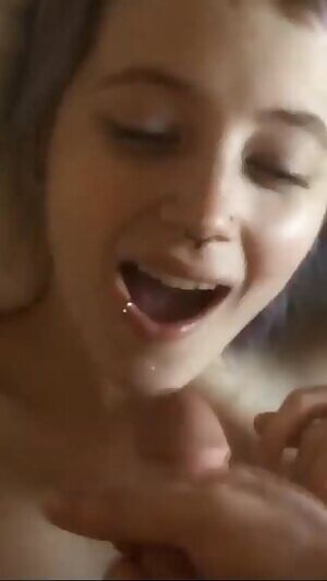 She can't help but smile afterwards