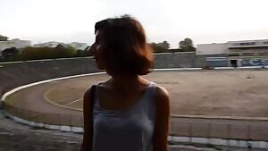 Cutie in public