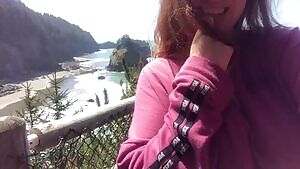 Boobies by the sea GIF by u/LaineyLoves2Lactate