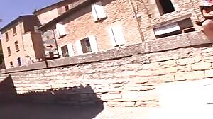 casually peeing in public