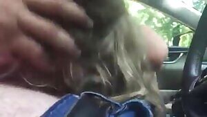 In the car