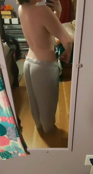 Just wanted to show you how comy these pajama pants are. i think you might like the view of my ass while i'm on all fours too.
