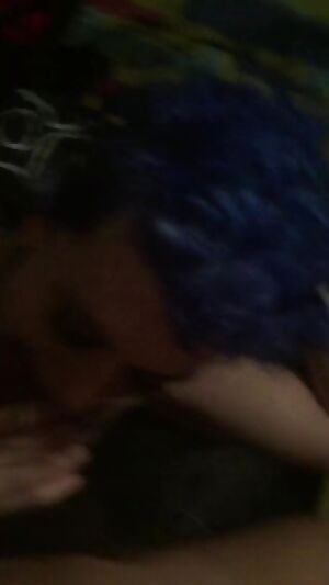 my roommate doesn't mind cum on her choker