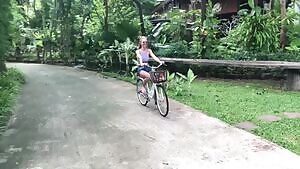 Cycling and masturbating