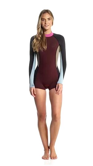 Billabong Women's 2mm Spring Fever Back Zip Spring Suit
