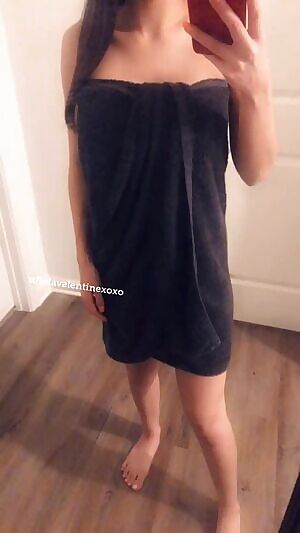 Oops, my towel fell