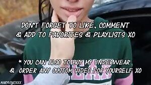 My slutty horny cousin wants me to cum in her mouth