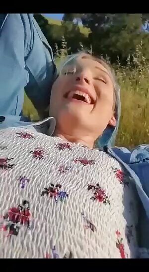 BJ in a field