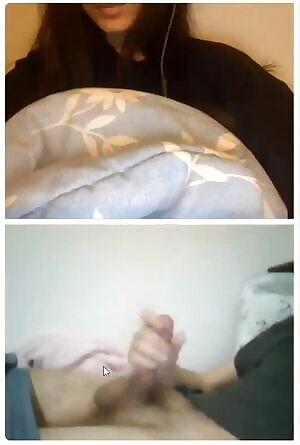 Watches me jerk off