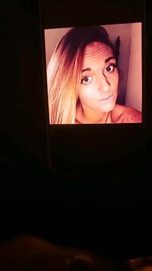 My friend Amber takes my facial