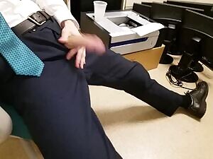 Bored at work... hoping my gorgeous secretary walks by!