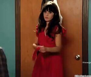 If I ever got to enjoy a hot romantic date with incredibly beautiful Zooey Deschanel. I really hope our lovely passionate evening together would end like this.