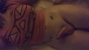 Bailey Jay's morning wood