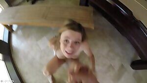 Super cute Mia Collins finishing him off