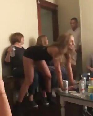 Just twerking for mom while dad watches