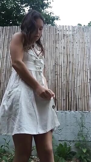 Backyard flash dare.