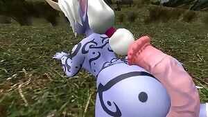 Futa Soraka Self-Buttjob