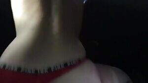 Backseat sex in a parking lot