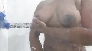 I was taking a shower and got interrupted by a noise outside