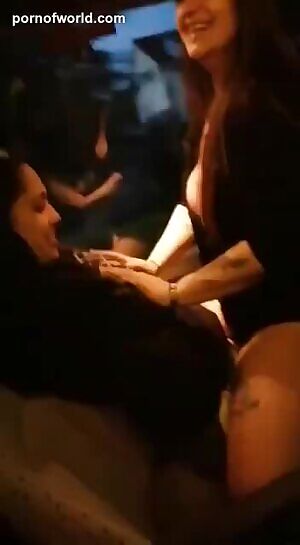 Friends Having Fun in a Bus