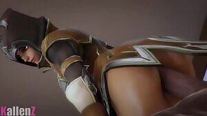 Demon Hunter Sombra riding