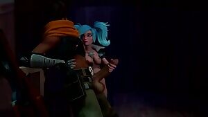 Evie Give Kinessa A Hand