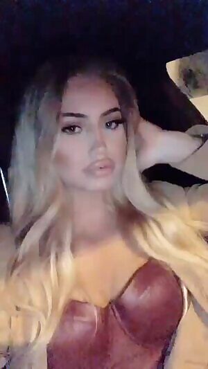 in the car