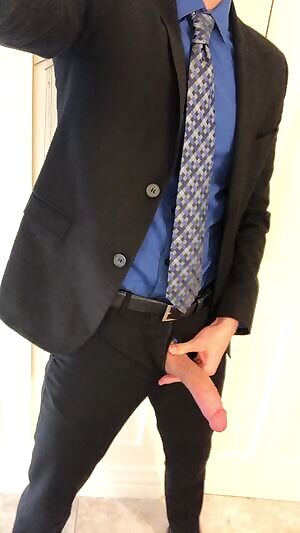 Suited up but still ready for fun