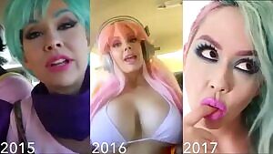 Stephanie Michelle's cosplay through the years.