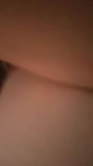 Our first post. She gets carried away