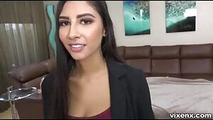 Brunette Latin Gianna Dior POV
