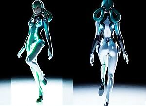 Animation and Physics test I did with Yuna from Hyper Universe