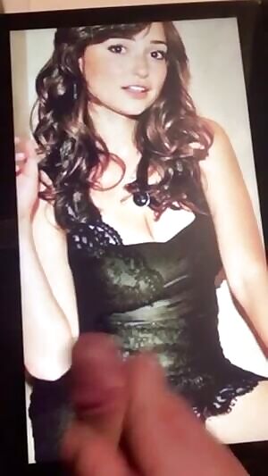 Milana Vayntrub’s Perfect Tits Get a Cumshot