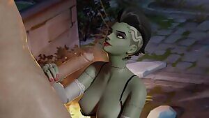 Sombra Bride Blowjob