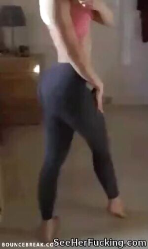 Showing off her curves